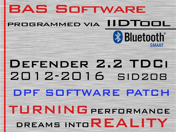 IIDTOOL Defender 2.2L TDCi DPF Patch (NOT FOR ROAD USE)